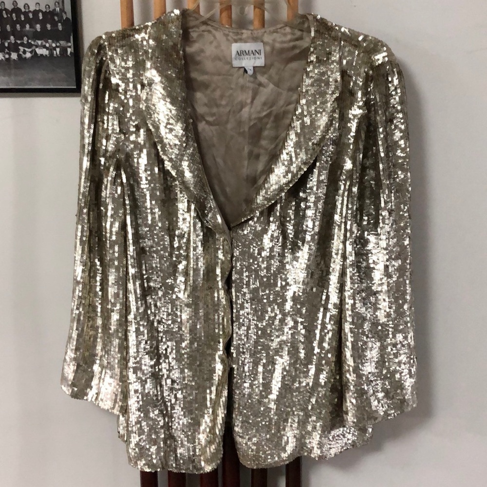 Armani Collezioni Three-Quarter Sleeve Jacket